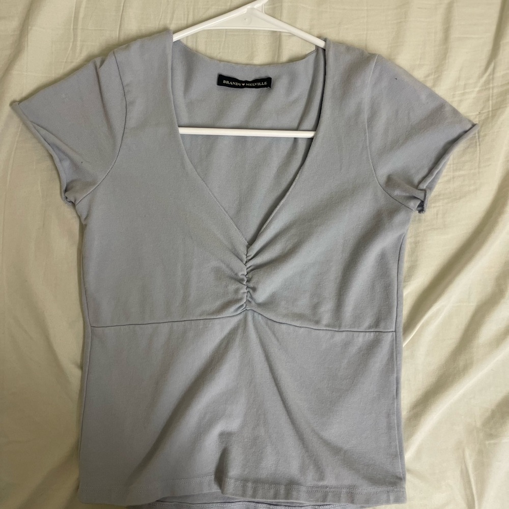 Brandy Melville Baby Blue Gina Top